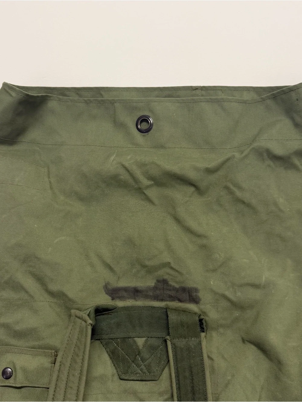Lot of 2 USGI OD Green Nylon Duffel Bags Sea Garrison Duffle Equipment